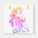 Search for alphonse mucha magnets Woman