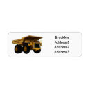 Search for construction vehicles return address labels Transportation