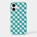 Search for blue gingham phone cases Teal