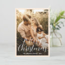 Search for elegant script christmas cards Simple