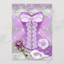 Search for purple lingerie shower invitations Party