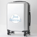 Search for honeymoon couple stickers Just married