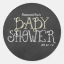Search for chalkboard vintage stickers Baby shower