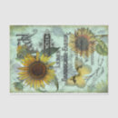 Search for sunflower decoupage tissue paper Antique
