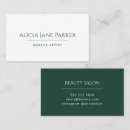 Search for dark green business cards Trendy