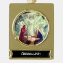 Search for christian nativity scene christmas tree decorations Holy family
