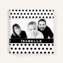 Search for black and white polka dots notebooks Cute