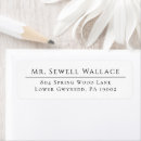 Search for classic design return address labels Simple