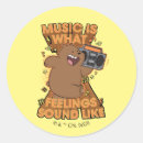 Search for the sound of music stickers Funny