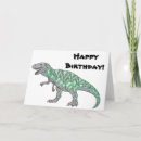Search for t rex birthday cards Tyrannosaurus