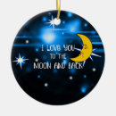 Search for love you to the moon and back christmas tree decorations Romance