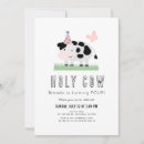 Search for cow party invitations For kids