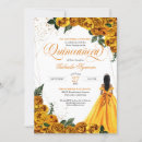 Search for black yellow quinceanera invitations Quinceañera