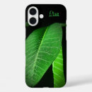 Search for green leaf iphone cases Plant