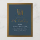 Search for candle invitations Gold