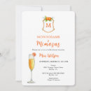 Search for mimosa bridal shower invitations Watercolor