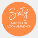 Search for birthday 60 stickers Simple