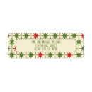 Search for retro mid century modern return address labels Atomic