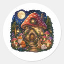 Search for fairy house stickers Mushroom