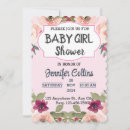 Search for little wildflower baby girl shower invitations Cute