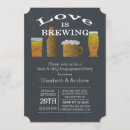 Search for brewing engagement party invitations Modern