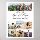Search for modern birthday posters Photo collage