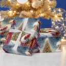 Search for vintage santa claus wrapping paper Pattern