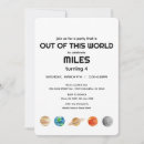 Search for out of this world birthday invitations Solar system