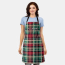 Search for red and green aprons Stripes