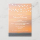 Search for peach rehearsal dinner invitations Rustic