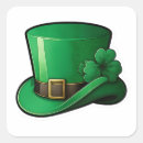 Search for leprechaun hat stickers Lucky