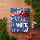 Search for democrat wrapping paper Vote blue