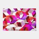 Search for hexagon doormats Red