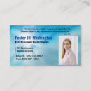 Search for pastor business cards Church