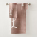 Search for rose gold pink bath towels Metallic