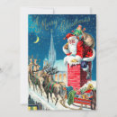 Search for victorian christmas invitations Reindeer