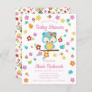 Search for bright flower baby shower invitations Mother to be