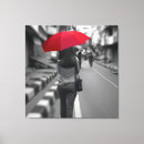 Search for black white woman canvas prints Red