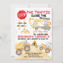 Search for stop the traffic invitations Dump truck