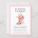 Search for cowgirls invitations For her