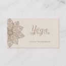 Search for mandala business cards Yoga instructor