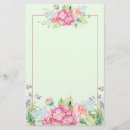 Search for lined floral stationery paper Watercolor