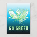 Search for reusing postcards Go green