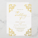 Search for high end invitations Gold