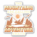 Search for the mountains are calling stickers Vintage