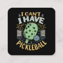 Search for pickleball business cards Funny