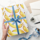 Search for banana wrapping paper Birthday