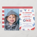Search for nautical 1st birthday invitations First birthday party
