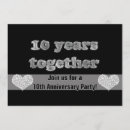 Search for 10 year anniversary invitations Tenth