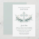 Search for foliage christening invitations Greenery